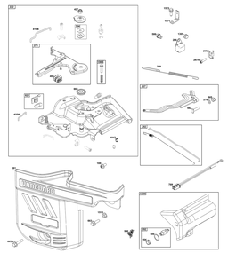 Controls Group Diagram and Parts List for 25V337-0049-F1 200000 - 399999 Briggs and Stratton Engine
